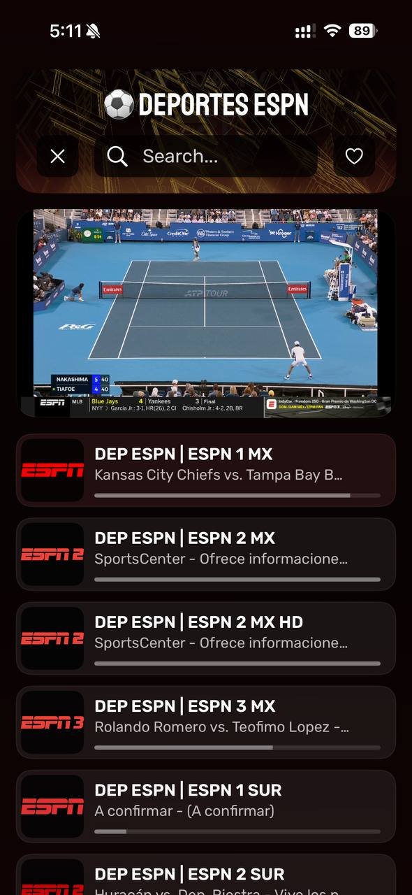 TV en vivo con guía de programación