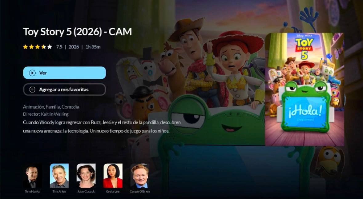 Ficha de película con sinopsis, reparto y valoración